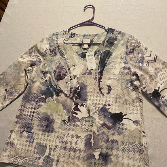 Women’s Chico Shirt Size 2 (New) - Picture 1 of 5